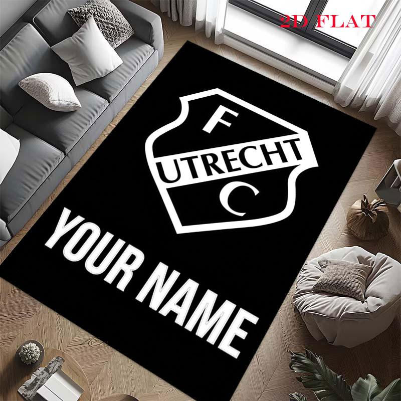 Custom Fc Utrecht Carpet Rug for Living Room Bedroom Home Sofa Decoration,Kids play Nonslip Floor Mat