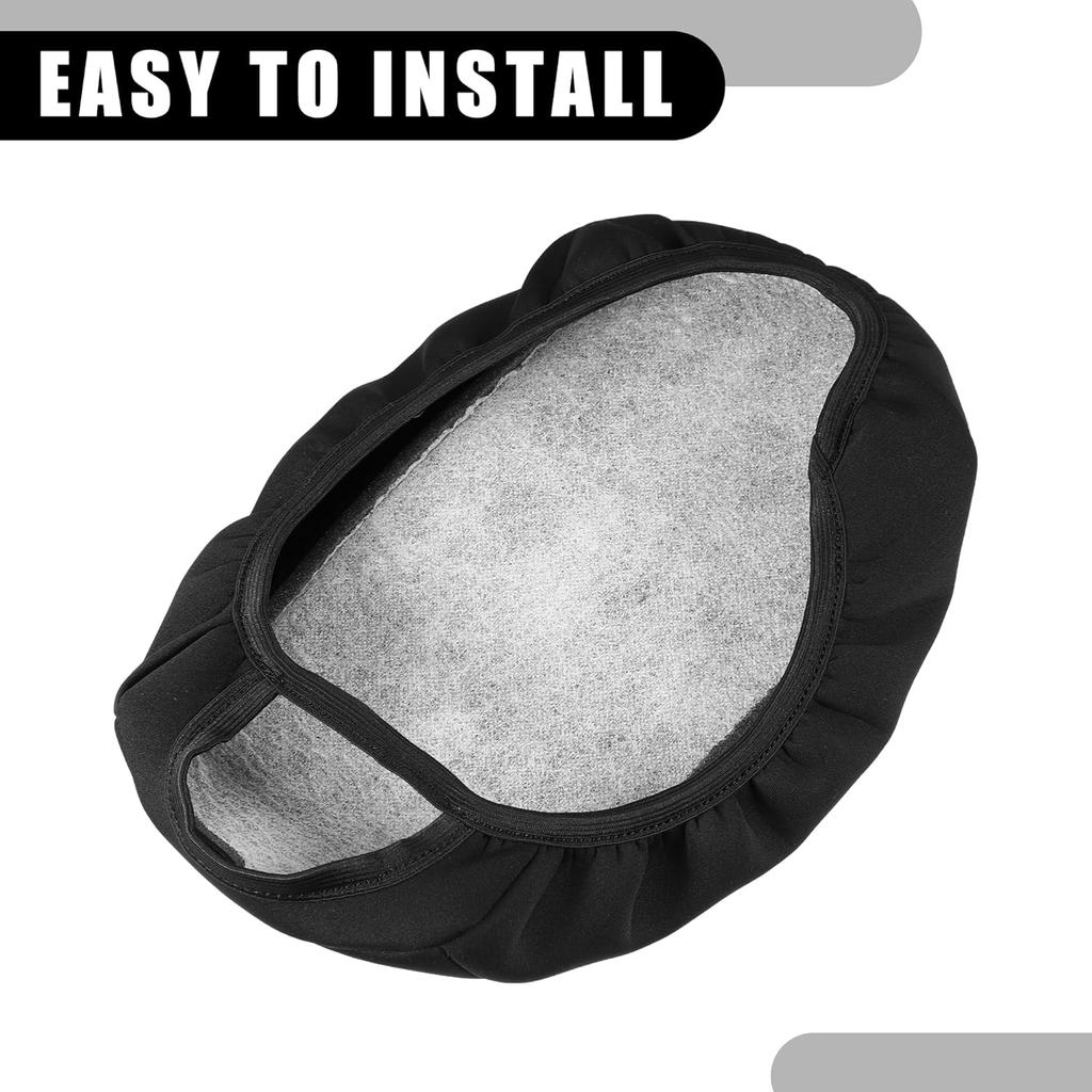 Center Console Seat Armrest Cover - Car Inner Seat Armrest Lid Storage Covers Trim - for Ford Escape 2017-2019 Neoprene Fabric Black - 1 Pc