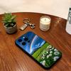 Grassland Phone Case For iPhone 17,16,15,14,13,12,11 Plus,Pro Max,XS,Soft Silicone Black Cover