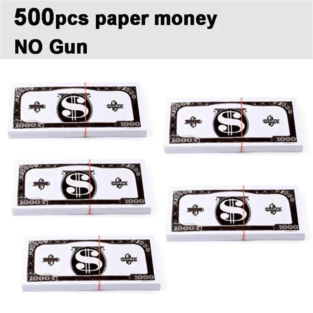 Money Shooter Gun That Look Real Fake Money Gun Shooter With Prop Money Handheld Spary Cash Gun For Game Movies Party Supplies