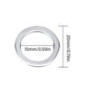 10Pcs Pivots Converter Pedal Extension Spacers for Fixed Gear Tool Bikes Pedal Washers Steel Cycling Extenders
