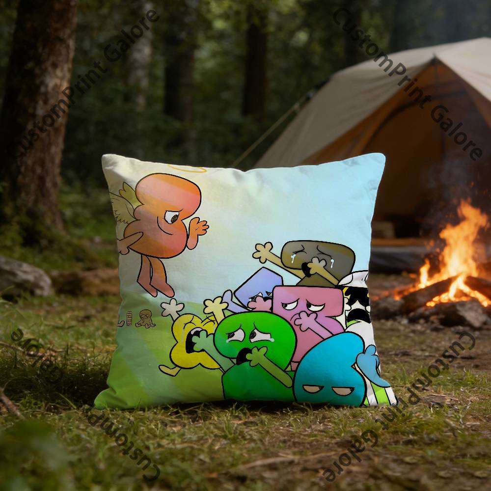 

Object Show BBFDI Polyester Printed Pillow Cover Square 30 35 40 45 50 55 cm Soft for Sofa Bed Car Home Decor 30x30 cm