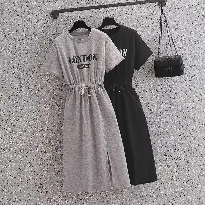 2023 Plus Size Women's Polo Collar Summer Dress: Fashionable and Stylish