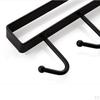 6 Hook Iron Under Shelf Cabinet Rack Mug Holder Metal Storage Hooks