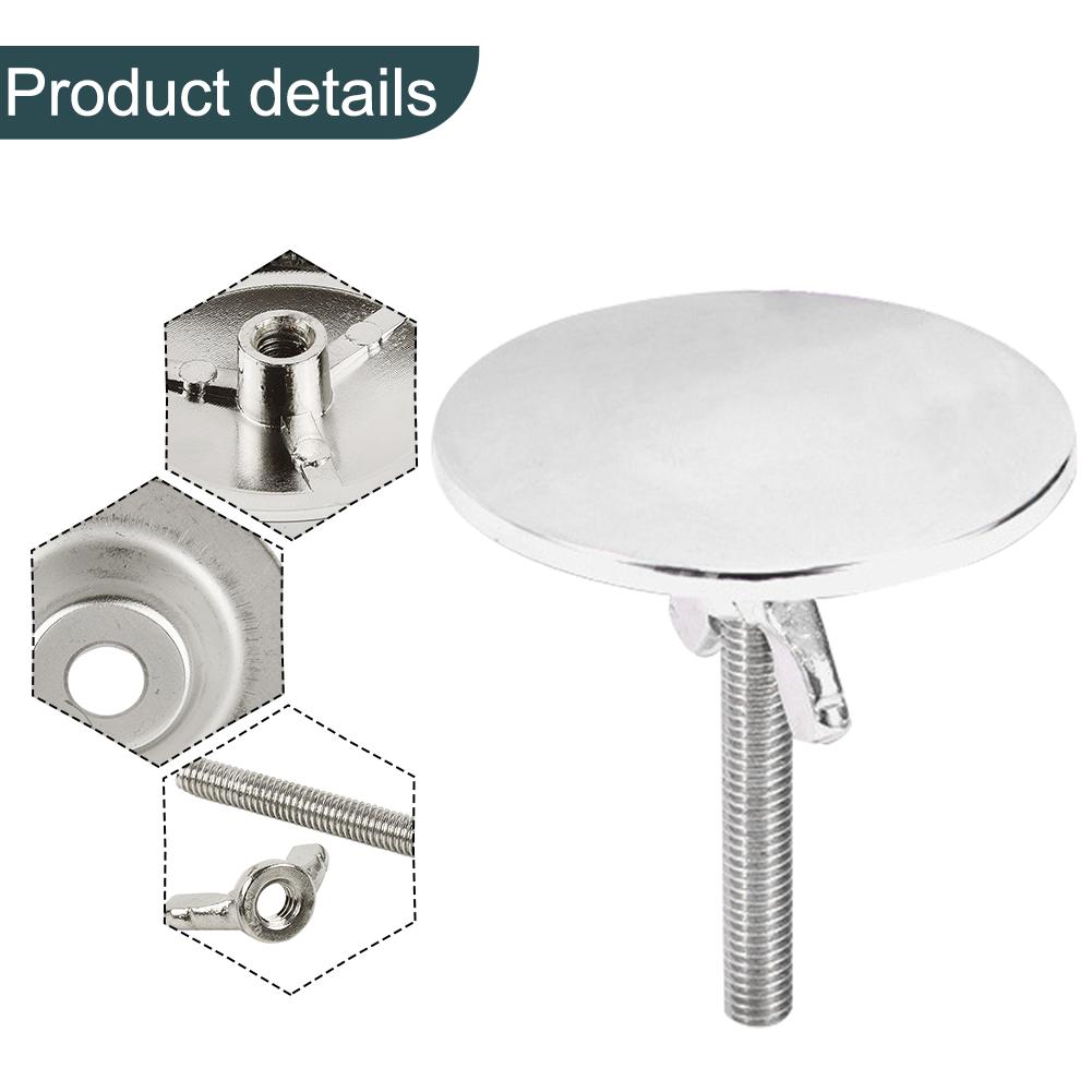 Easy Installation Kitchen Sink Tap Hole Cover Stainless Steel 2 Diameter