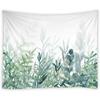 Tapestry Watercolor Green Leaf