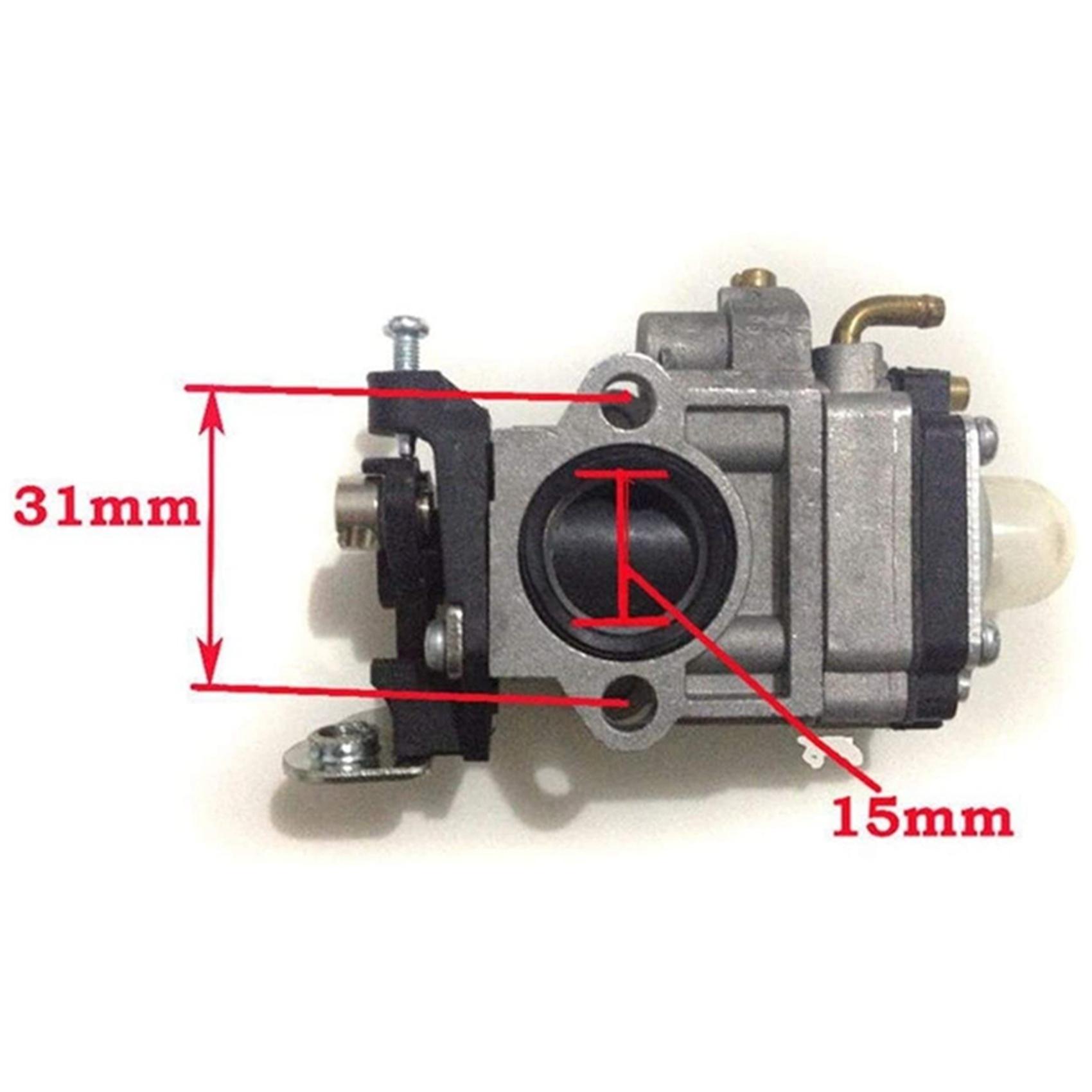 Premium-4 Set 15Mm Carburetor Kit For Brush Cutter 43Cc 49Cc 52Cc Shredder Chain Saw Chainsaw серебряный