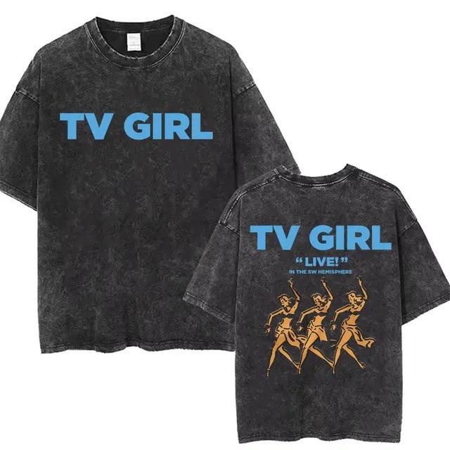 Fashion Casual Graphic Care Washed Women T-Shirt Who Wool T-Shirt Girls Vintage Printed T-Shirt Men Men S
