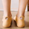 5 Pair Animal Embroidery Ankle Socks Women Cute Cat Summer Short  Socks Set Cartoon Kawaii Soft  Brand Designer Sokken