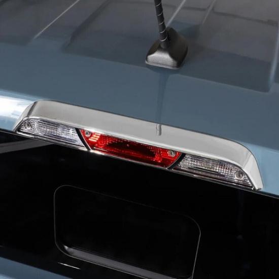 3rd Third Brake Tail Light Lamp Cover Trim For Ford Maverick 22-2024 ABS Chrome