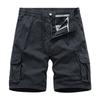 Men's Cargo Shorts Elastic Waist Drawstring Summer Casual Cotton Work Athletic Shorts Lightweight Outdoor Hiking Tactical Shorts