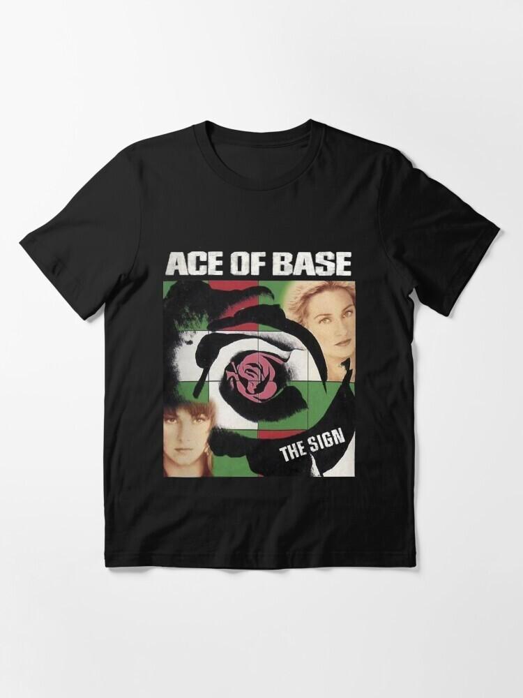 Rare Ace of Base Band The Sign Cotton Black All Size For Men Shirt Unisex T-Shirt XXXL