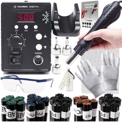 Techrebal 858D Welder With A Set Of Elements For Welding Plastic
