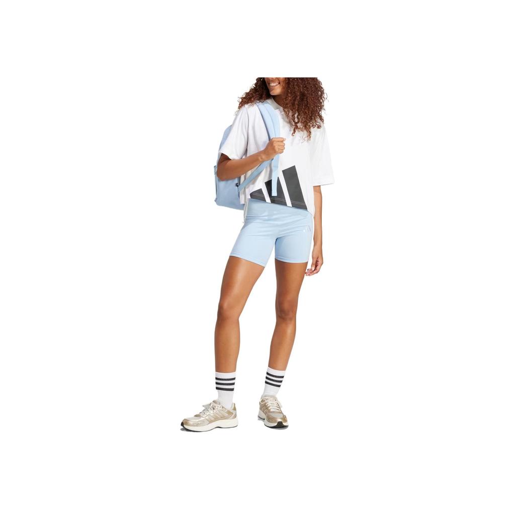 adidas Essentials Comfortable Soft Breathable Loose Short Sleeve Drop Shoulder T-Shirt Women Tops White JG8737