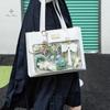 Damen Mode Schleife Ita Tasche Modische Tragetasche Süßes Mädchen Transparente Umhängetasche Lolita Umhängetasche DIY Display Abzeichen Handtaschen
