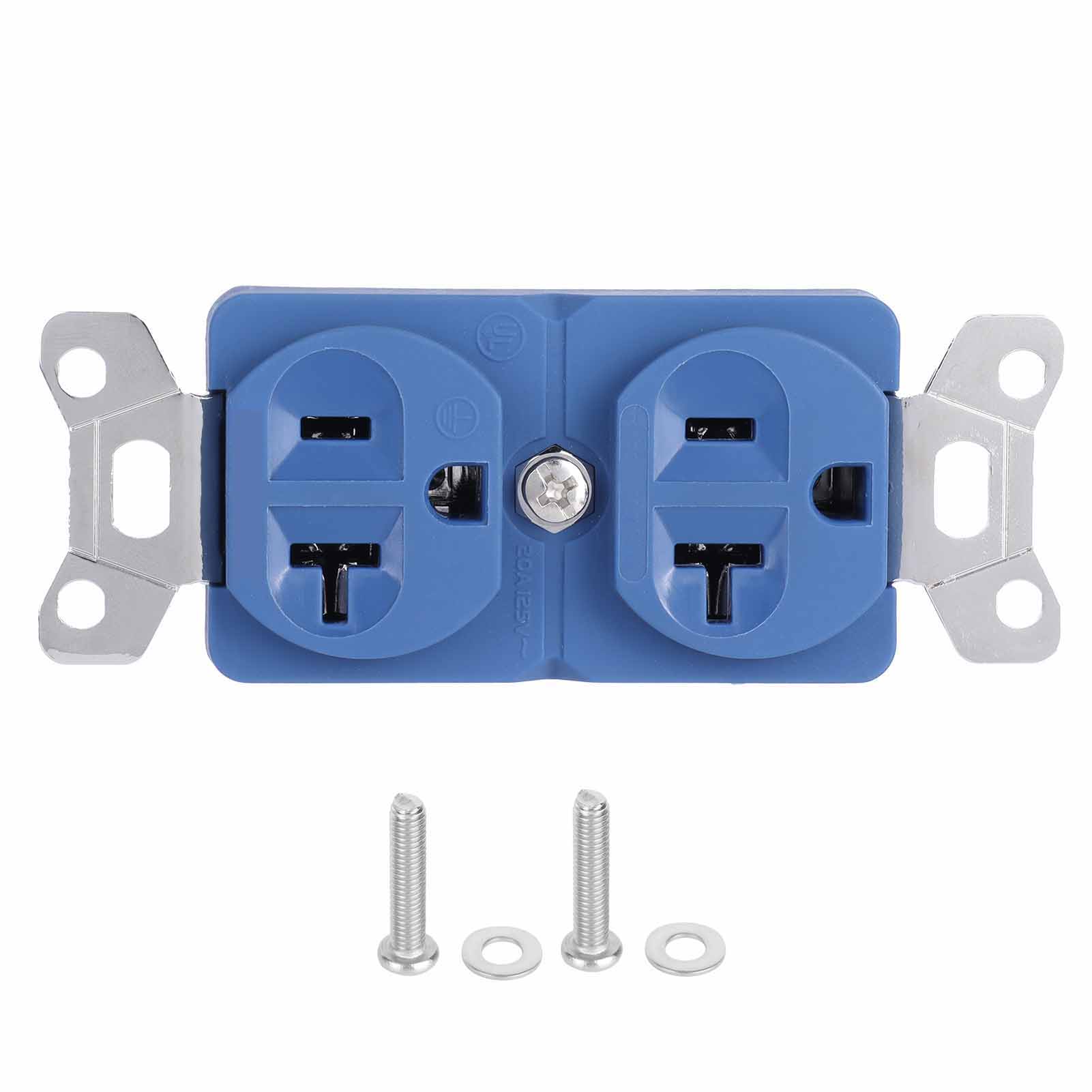 

Monoso AC Power Pure Copper Duplex Socket RhodiumPlated Power Receptacle 20A