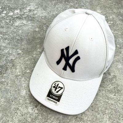 Used 47 MVP New York Yankees Baseball Cap White