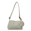 Chic Fashionable Canvas Shoulder Bag Spacious Trendy Square Crossbody For Everyday Style