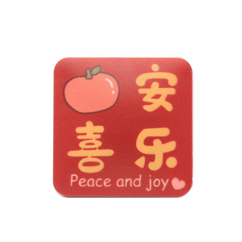 Cartoon PVC Refrigerator Magnetic Sticker Home Festive Decoration Photo Message Holder Kitchen Fridge Sticker