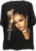 Rihanna Cotone Nero Taglia Unica S-345XL Maglietta Regalo Per Fan MD1191 Maglietta Unisex