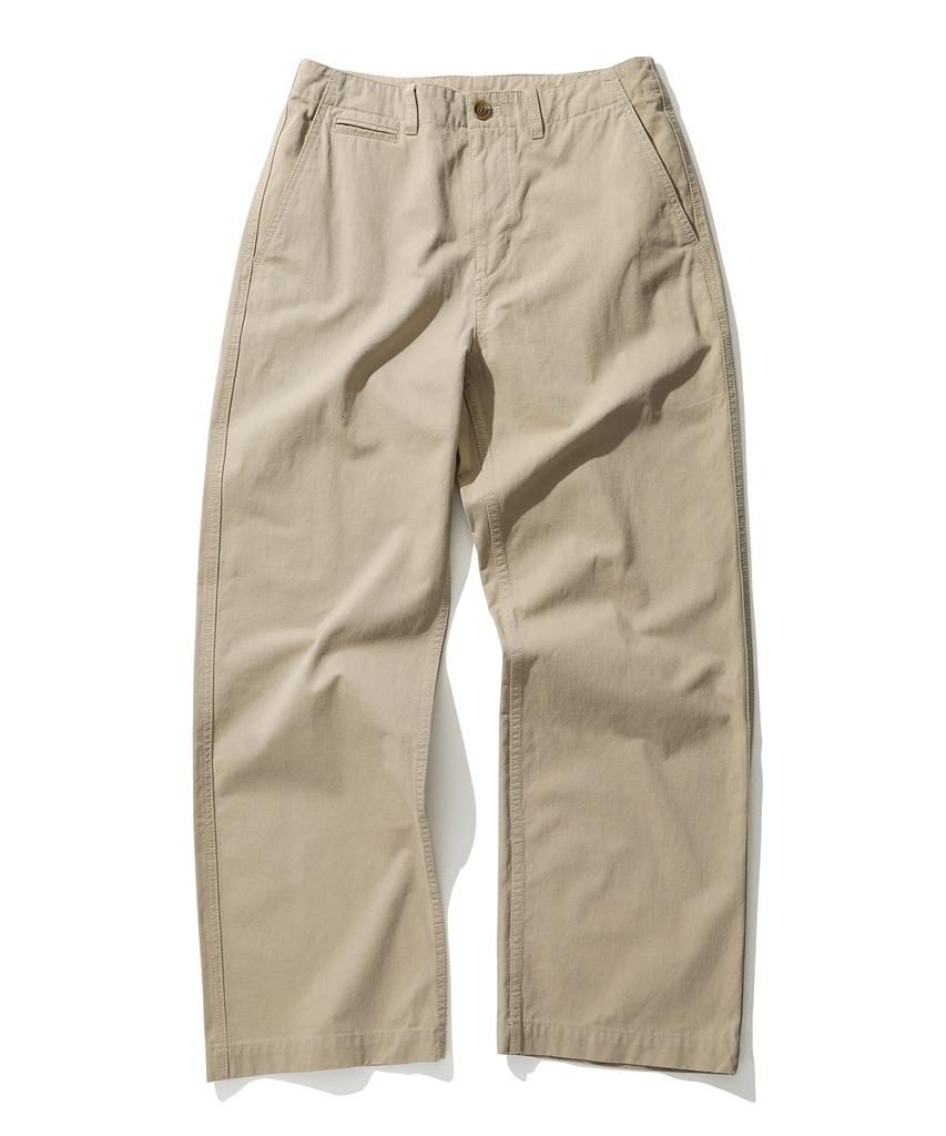DECET Officer Semi Wide Pants Dcpt069Beige