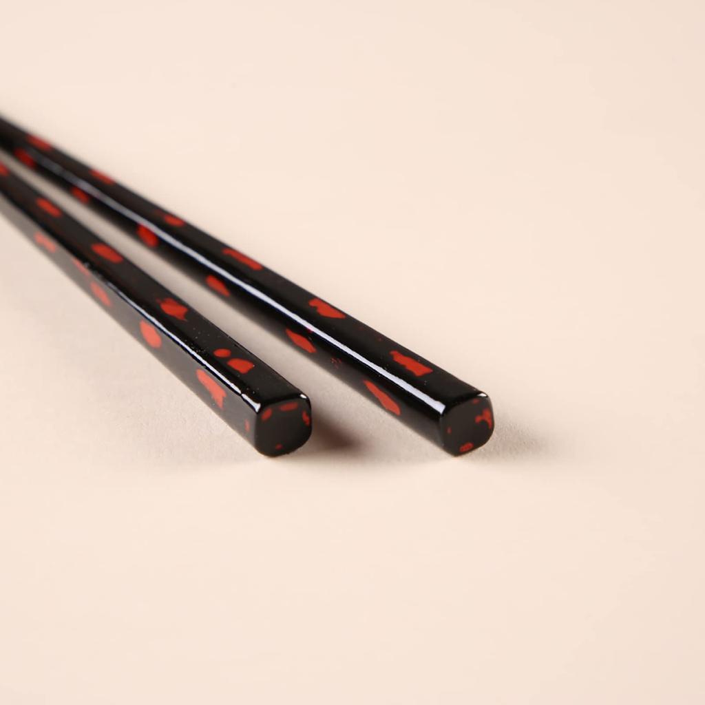 Hashikura Matsukan Wakasa lackerade par höga naturpar traditionella tillverkade i Japan ätpinnar, kvalitet, trä, set, 23,5 cm, 20,5 cm, hantverk,