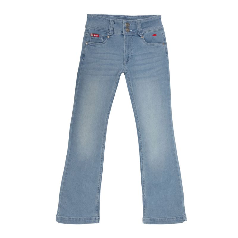 Juju Bleached Denim Jeans with Embroidered Pockets Child LEE COOPER