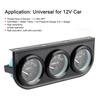 1 8in NPT 52mm 2in 3‑In‑1 Car Meter 8‑16V Voltmeter 40‑120 celsius  Water Temp Meter 0‑7kg Oil Pressure Gauge Kit