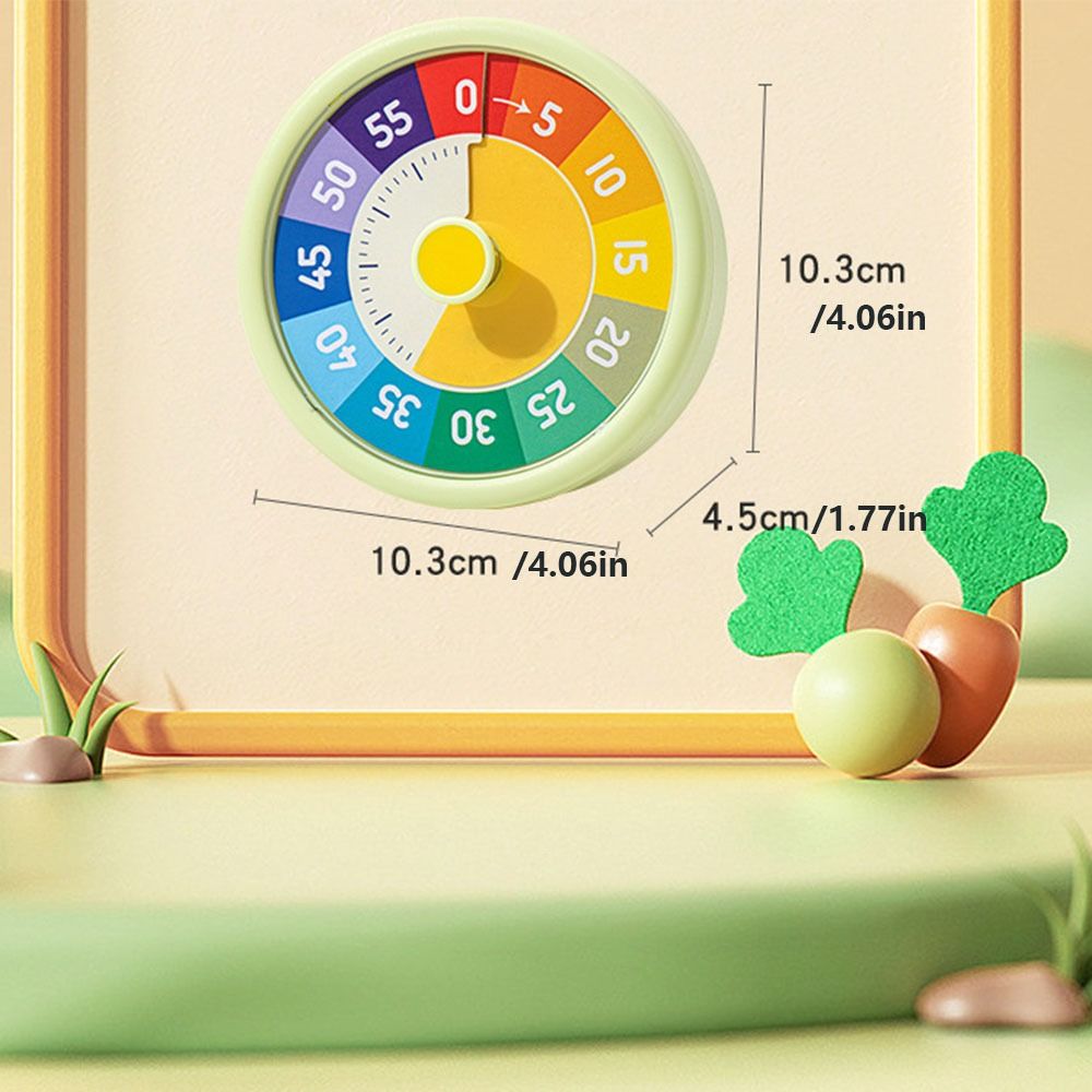 60 Minutes Countdown Timer Time Management Kitchen Timer Cartoon Visual Timer Students Learning