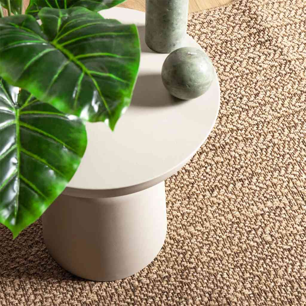 vidaXL Teppich 120x170 cm Jute-Optik Innen und Außen