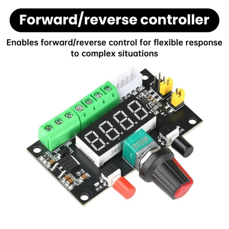 12V 24V Schrittmotor Geschwindigkeitsregler Integrierter PWM-Signalgenerator Für Präzise Bewegungssteuerungsanwendungen