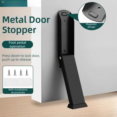 Stainless Steel Safety Door Blocker Heavy Duty Door Stopper New Metal Door Blocker Home Use