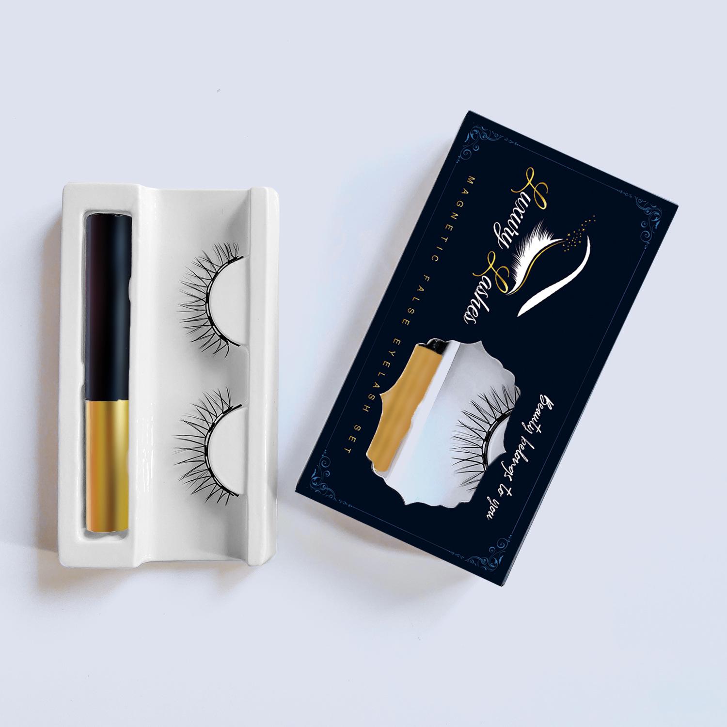 

Magnetic Eyeliner & Natural Thick Half Eye False Eyelashes Kit