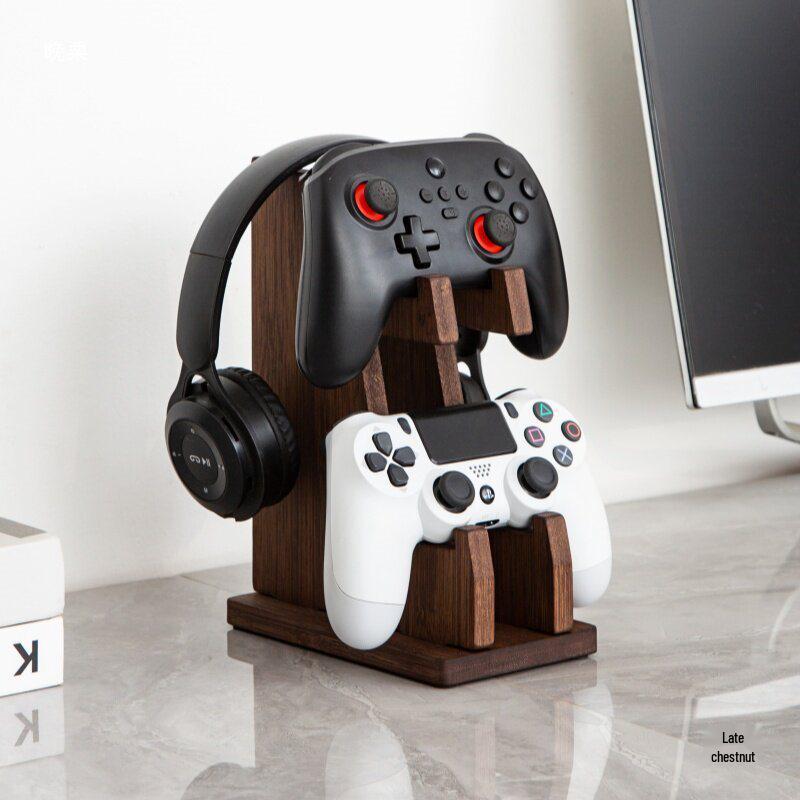 Two-Tier Gaming Controller & Headphone Organizer for PS5/Xbox/Switch