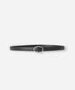 Deomago Circle Leather Belt (Black)