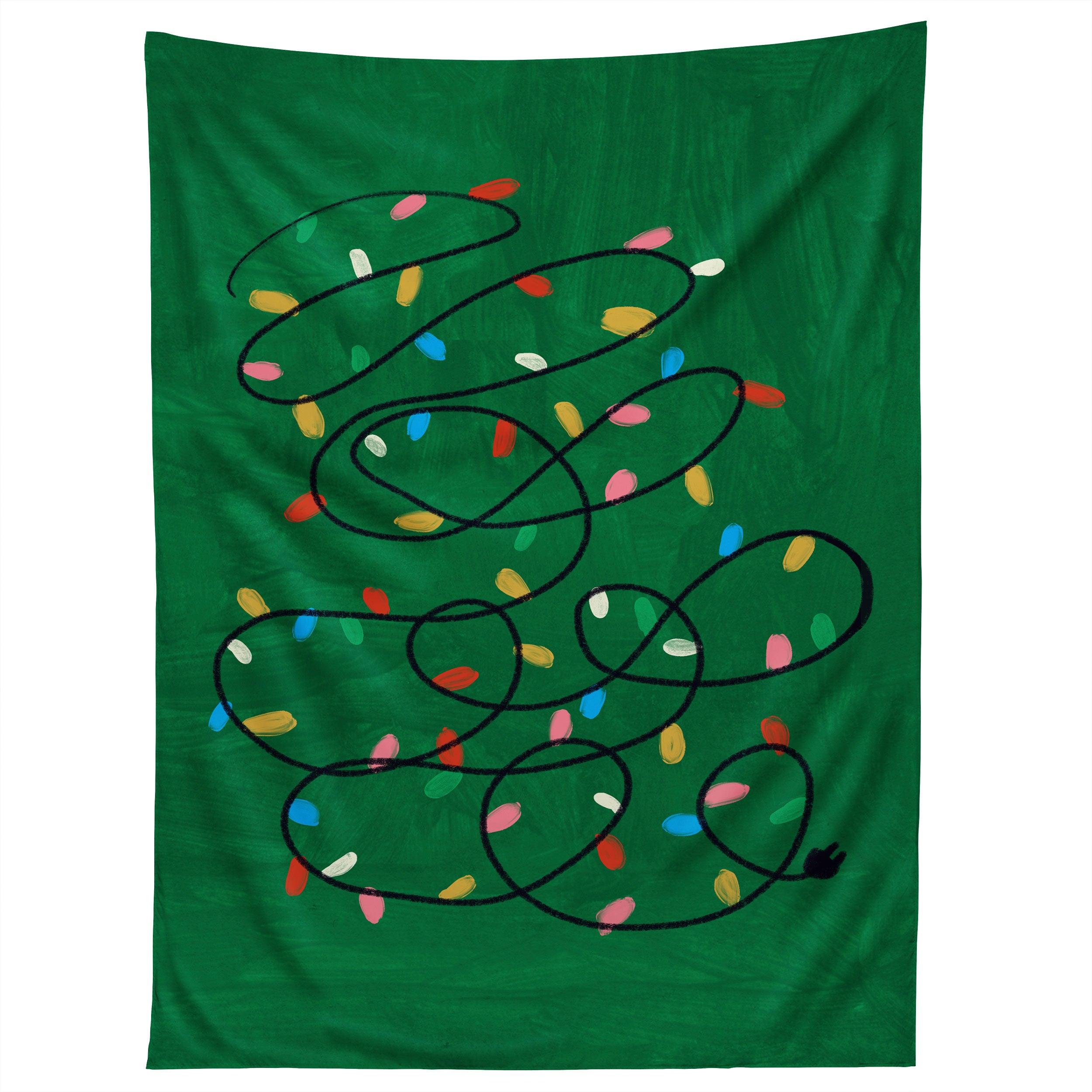 CHRISTMAS FAIRY LIGHTS II tapestry 75x100