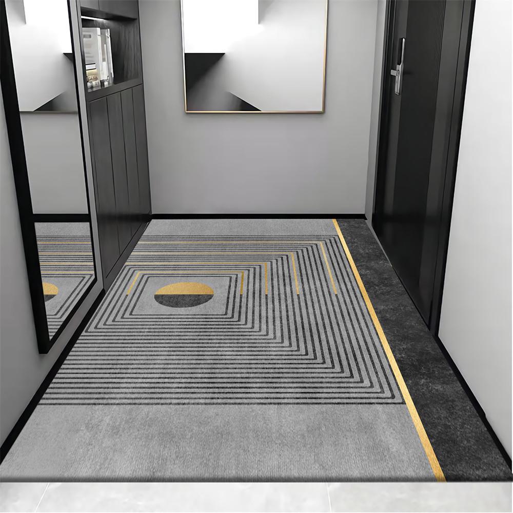 Luxurious Non-Slip Doormat: Ideal for Living Room, Bedroom, Entrance, Coffee Table, or Study; Customizable Size.