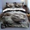 Majestic Lion Portrait. Bedding Duvet Cover Sets Duvet Covers Pillowcases Gifts (1 * Duvet Cover 2 * Pillowcases, Without Duvet Insert)