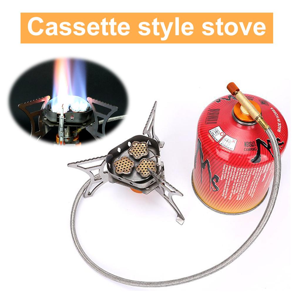 Camping Gas Stove Windproof Folding Furnace With Storage Bag Portable Gas Stove For Cooking Hiking Picnic Australia