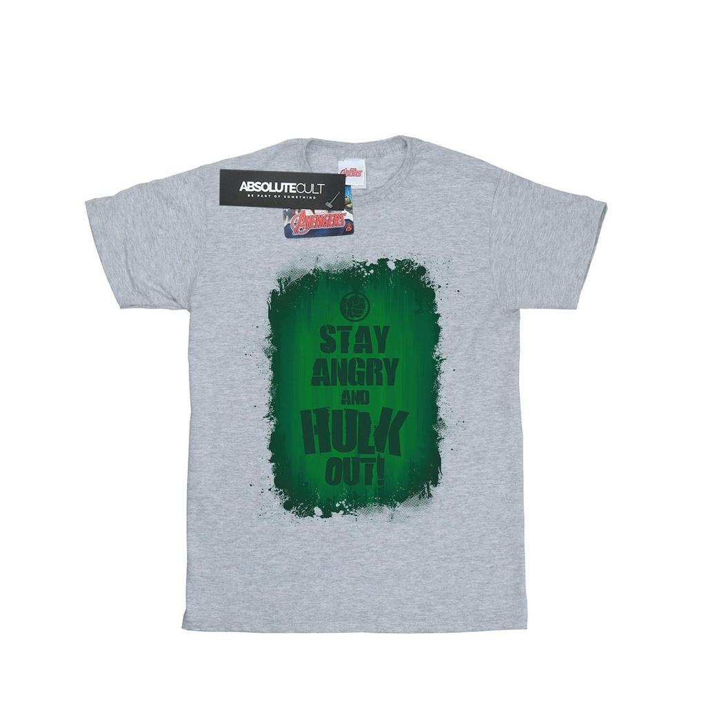 Marvel Mens Hulk Stay Angry T-Shirt