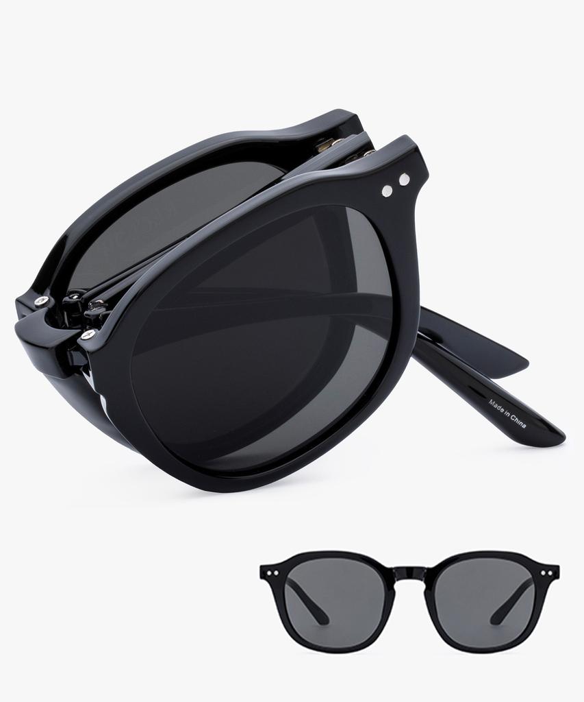 Likkeullou Rc Zehe Folder Sunglasses Black