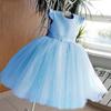 2025 Girls Baby Summer Dress Wedding Birthday Party Fluffy Lace Dress 1-5 Y Toddler Dress Elegant Tutu Vestidos Kids Clothes