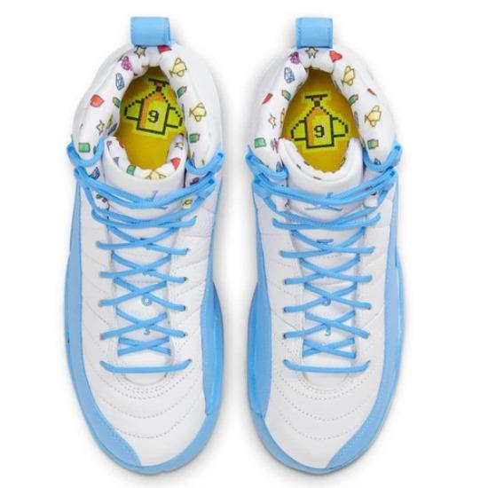 Air Jordan 12 Retro Mid Emoji Retro Sneakers GS DQ4365-114