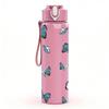 1PC Multiple Blue Flying Butterfly Pattern 750ml Color Plastic Sports Water Bottle Leakproof Flip Straw Lid Suitable for Sports Office Home Use