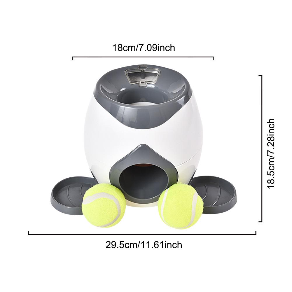 Automatic Dog Ball Launcher Interactive Dogs Ball Thrower Dog Tennis Food Reward Machine Dog Supplies