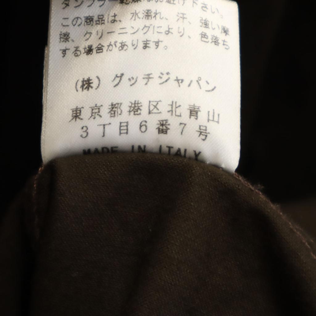 Beauty Products GUCCI Made In Italy Long Sleeve Corduroy Shirt 38 Brown Men's Used