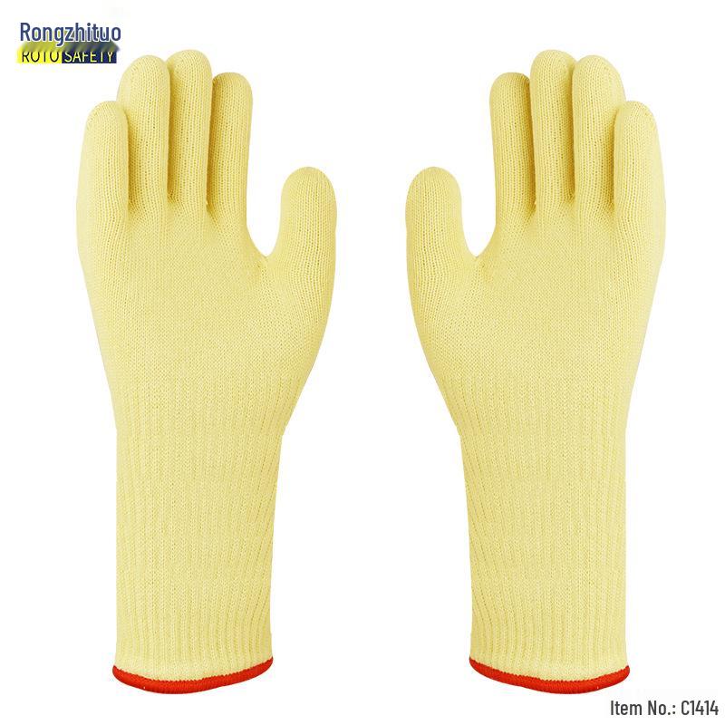 Ohnivzdorné Žáruvzdorné Flexibilní Aramidové Rukavice - Vysoká Teplota a Ochrana proti Řezu