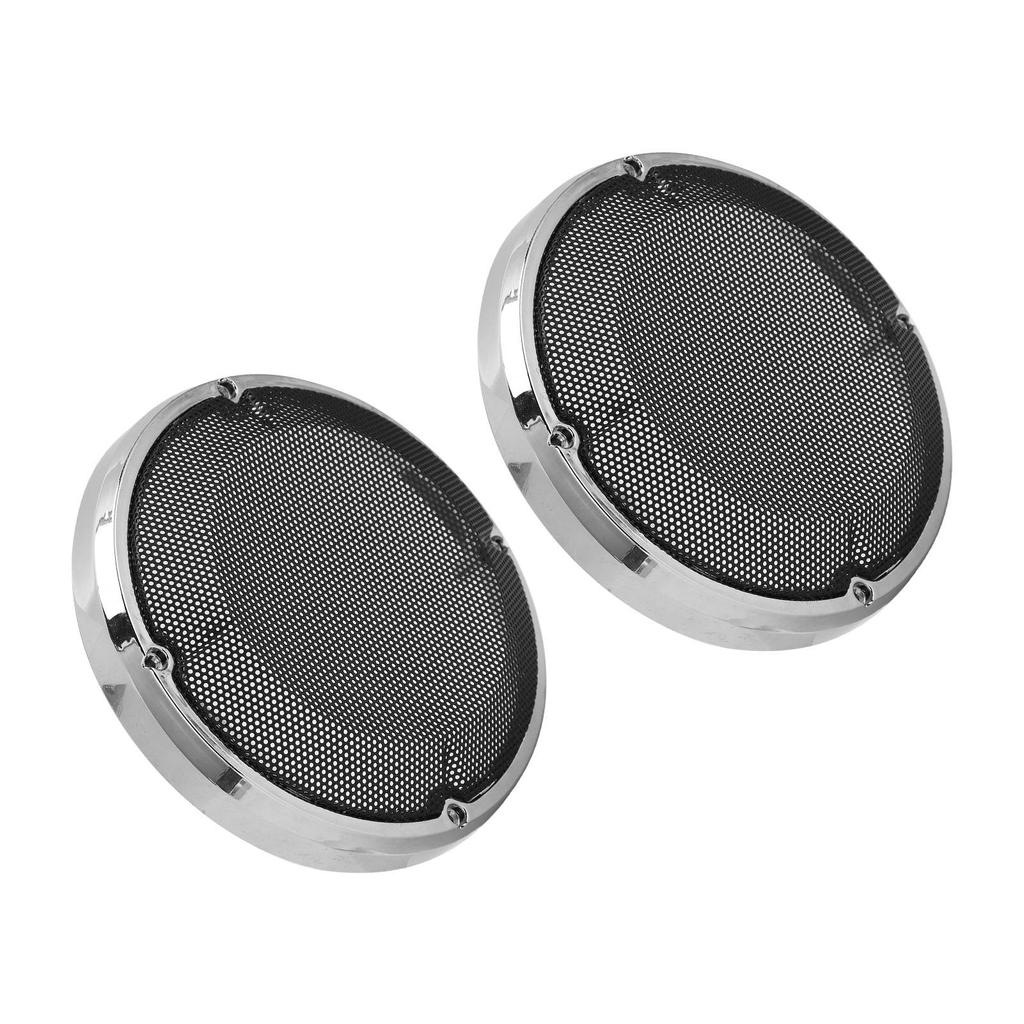 Motorcycle Speaker Mesh Cover Grille Saddlebag Lid Motors Accessory Replacement for Glide 1983‑2020