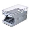 Rolling Double-Layer Egg Tray With Lid Shockproof Egg Freshing Carrier For Kitchen Drawer