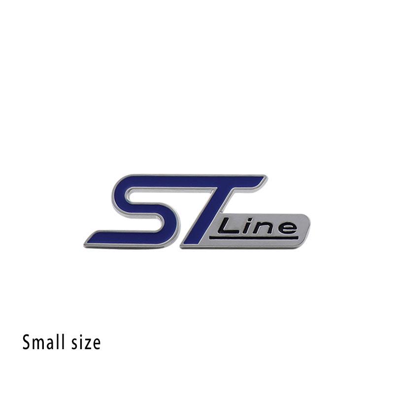 3D ST Line for Car Fender Side trunk Nameplate Decal Emblem Badge Sticker